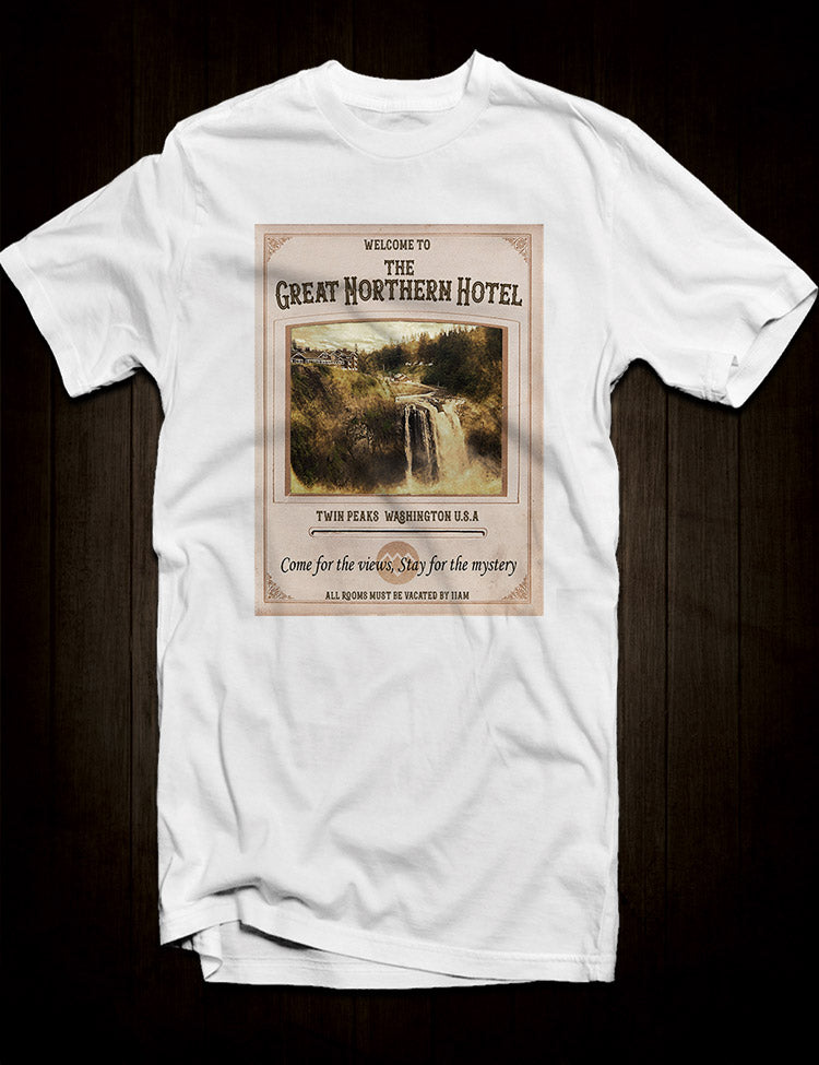 White Twin Peaks T-Shirt The Great Northern Hotel