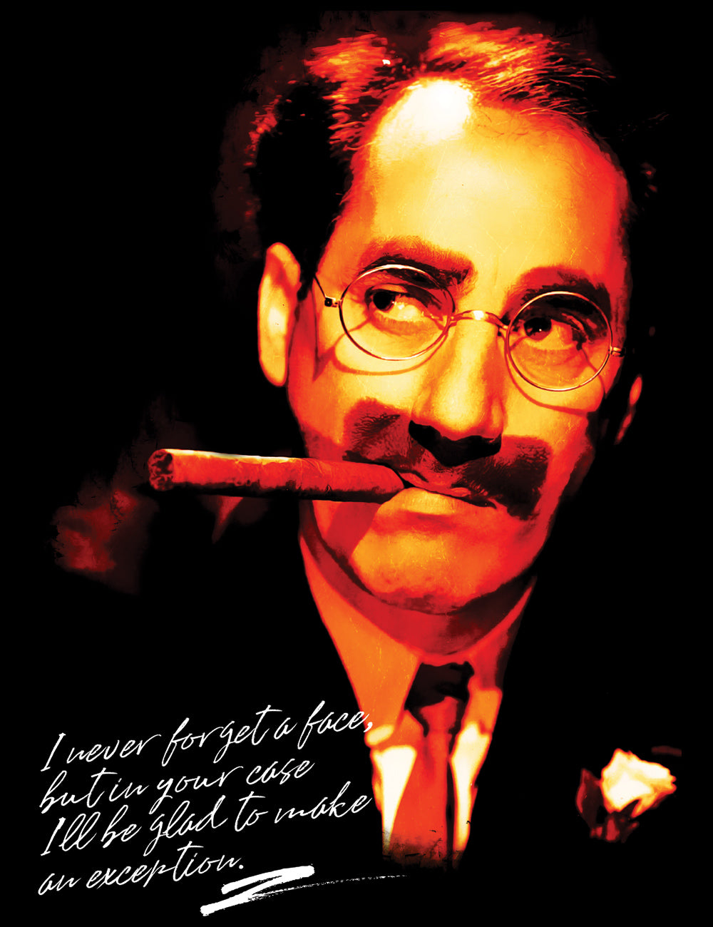 Classic Groucho Marx Humorous Quote T-Shirt