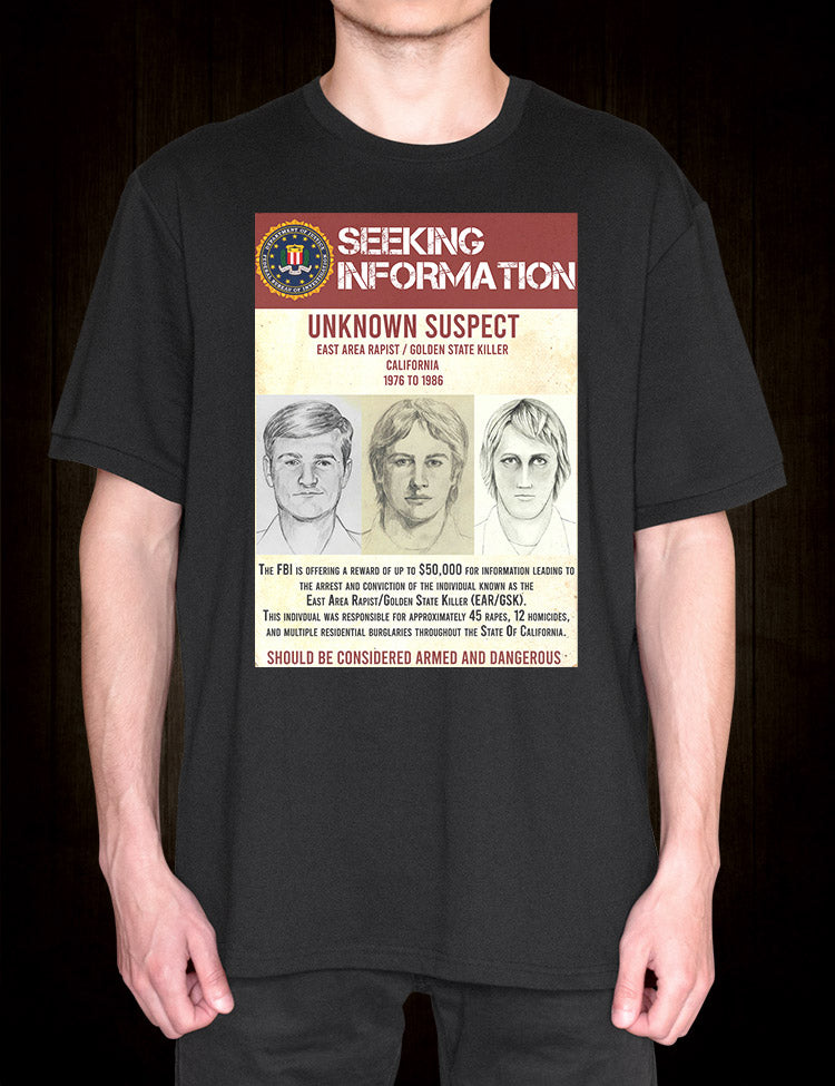 Serial Killer T-Shirt Joseph James DeAngelo