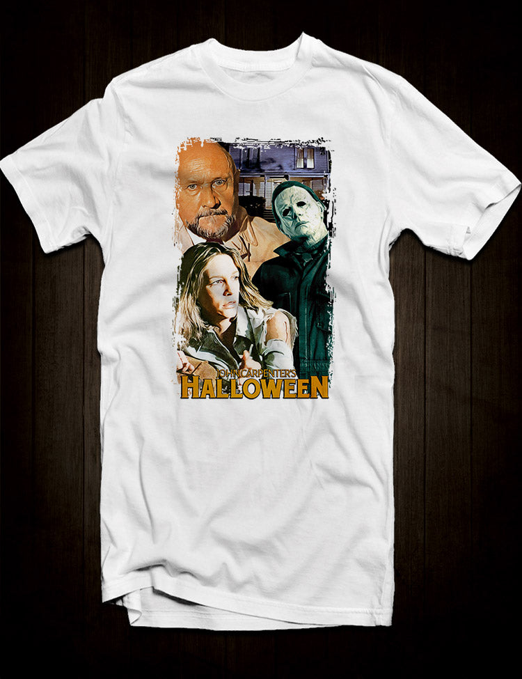 White John Carpenter T-Shirt Halloween