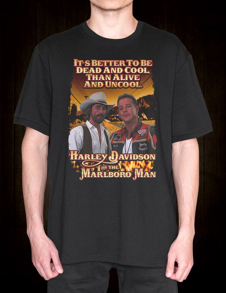 Harley Davidson And The Marlboro Man Don Johnson Mickey Rourke Film T-Shirt