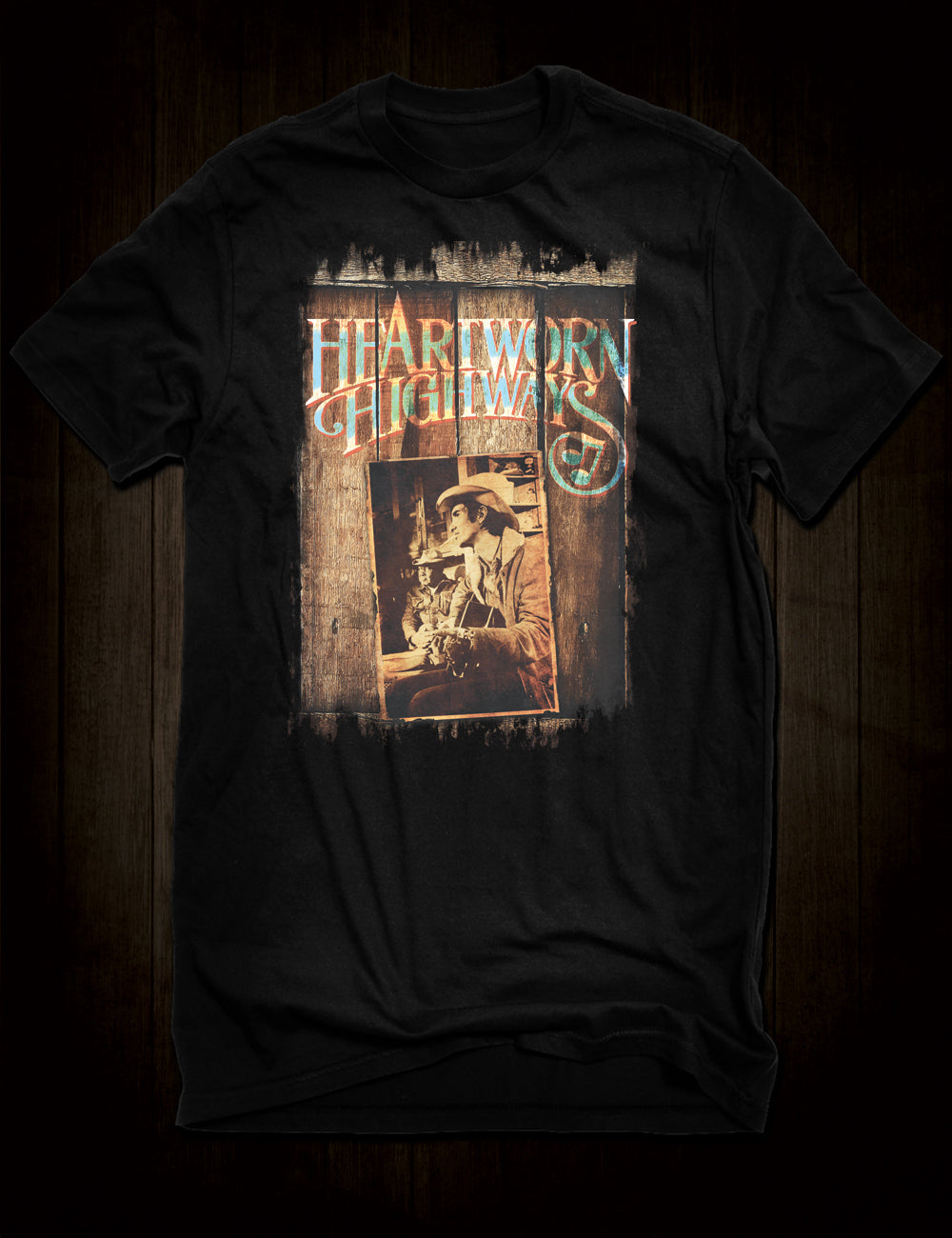 Outlaw Country Music T-Shirt Heartworn Highways Film