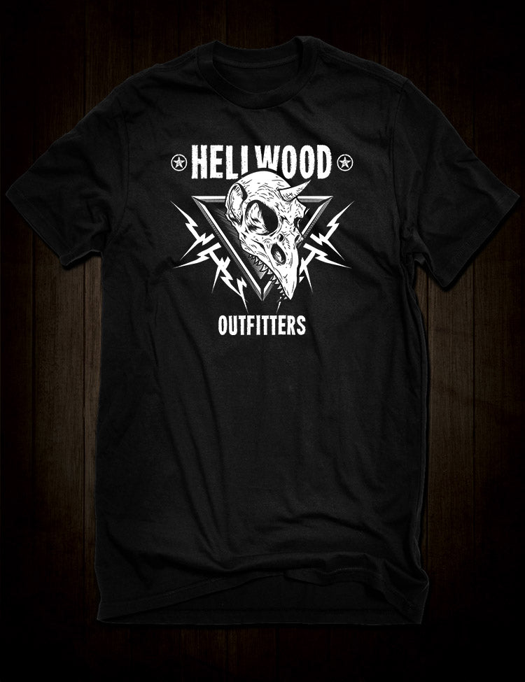 Gents Hellwood Original T-Shirt Horned Skull Design
