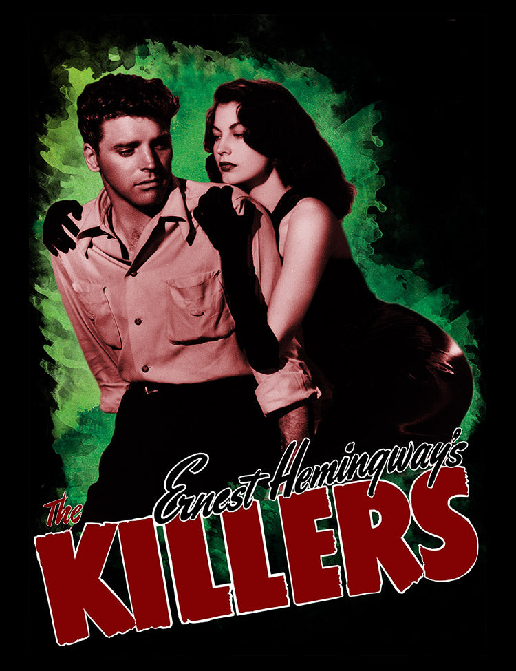 Ernest Hemingway's The Killers T-Shirt Classic Noir