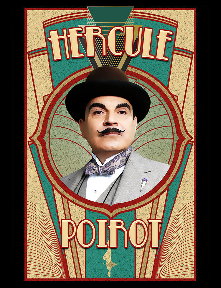 Famous Detective T-Shirt Hercule Poirot