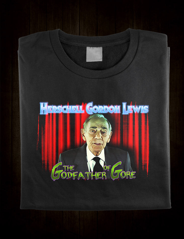 Cult Film Director Herschell Gordon Lewis T-Shirt