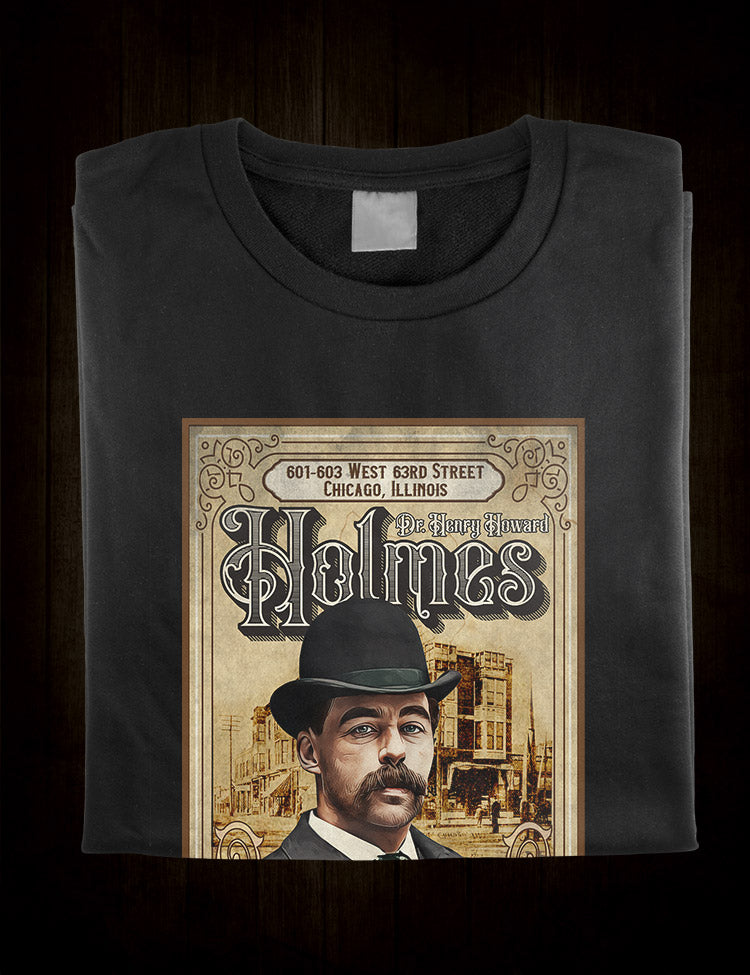Dark and Edgy T-Shirt Inspired by Infamous Serial Killer H.H. Holmes