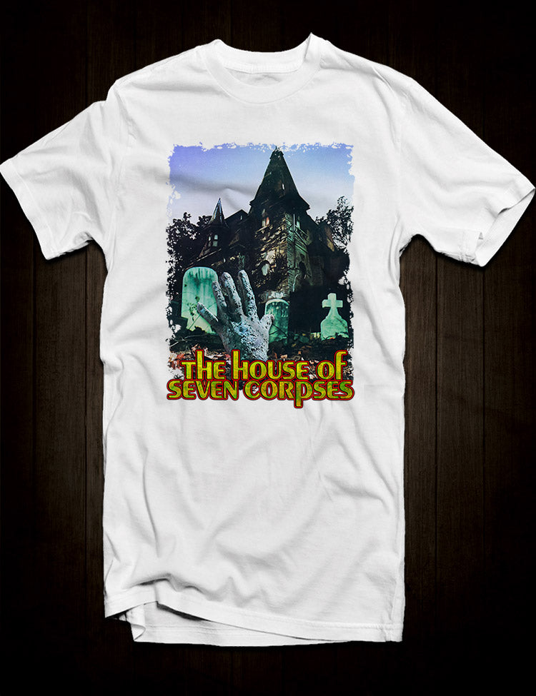 White The House Of Seven Corpses T-Shirt