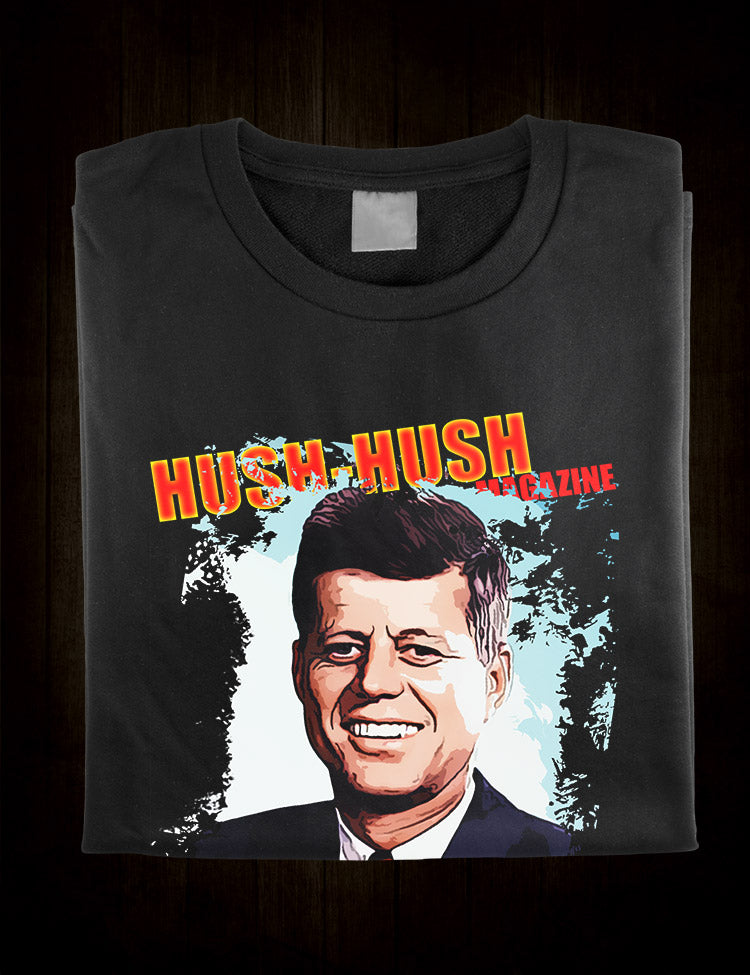 JFK and Hush Hush Magazine T-Shirt 