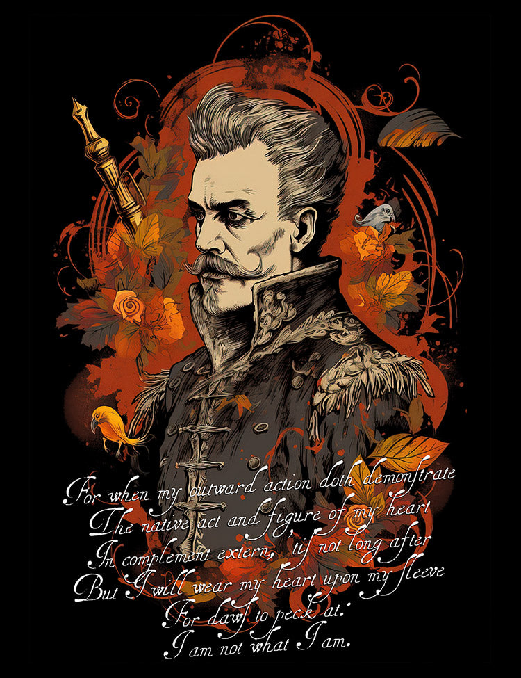 Shakespeare's Iago Tee Design