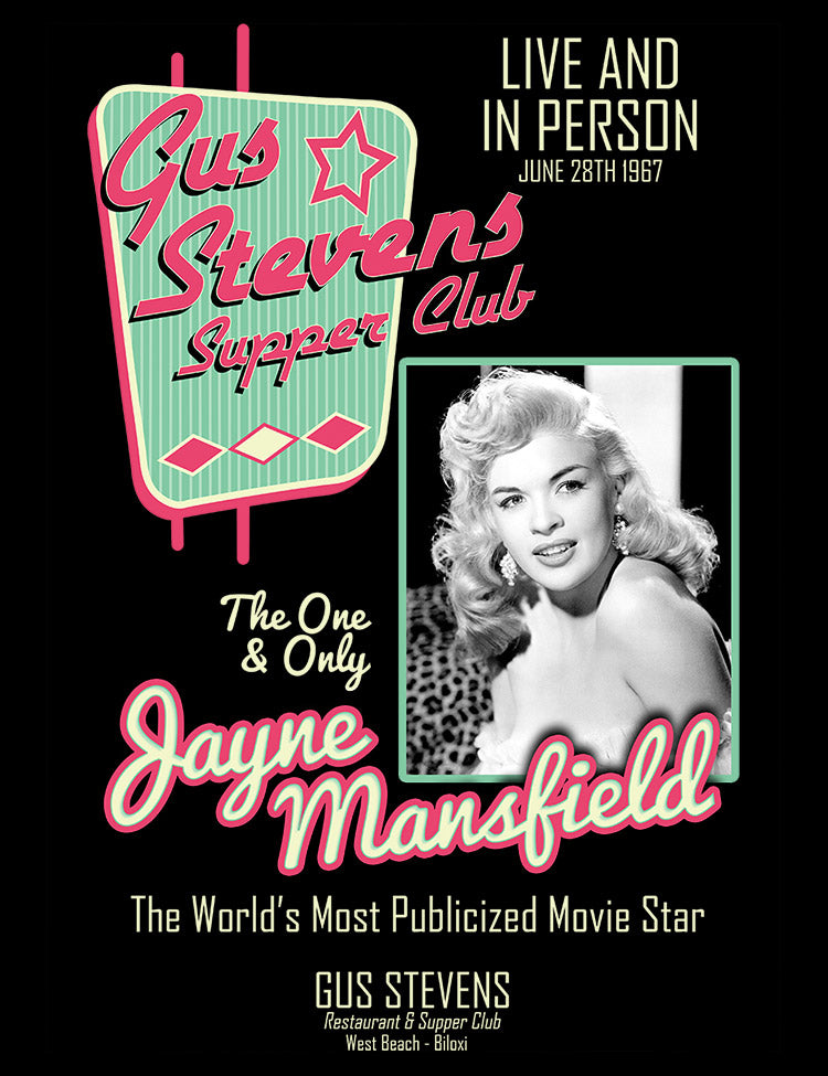 Jayne Mansfield Live T-Shirt