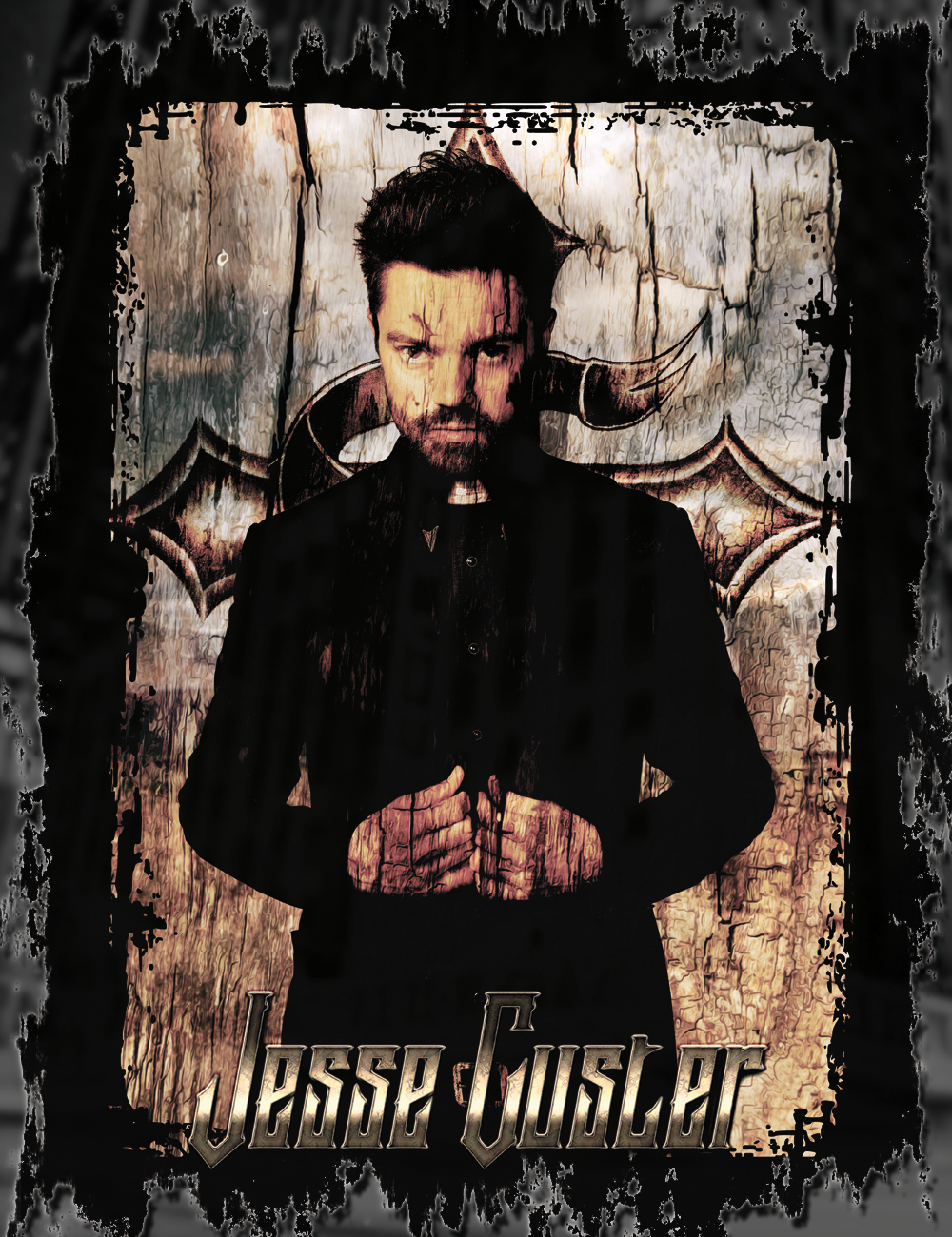 Jesse Custer Preacher T-Shirt Dominic Cooper