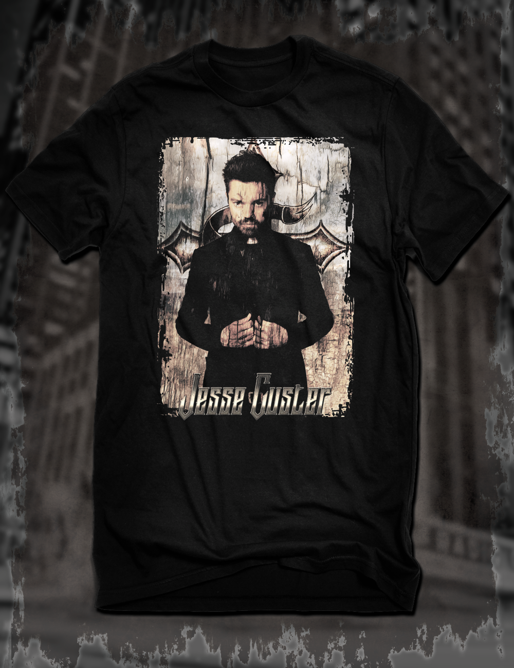 Cult TV Series Preacher T-Shirt Jesse Custer