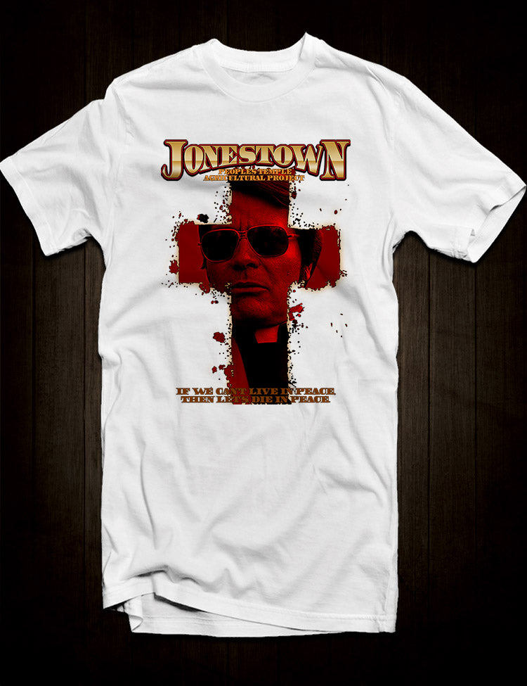 White The Peoples Temple - Jonestown T-Shirt