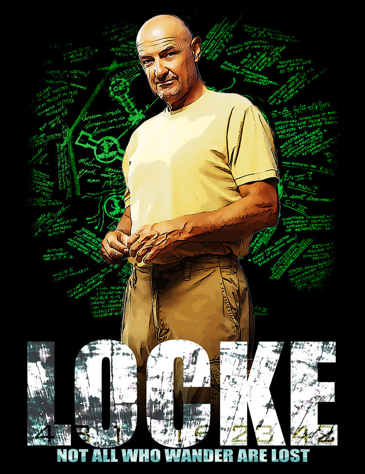 Lost - John Locke T Shirt Design