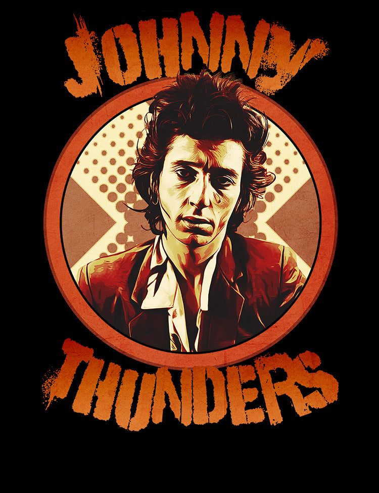 Johnny Thunders t-shirt with classic design