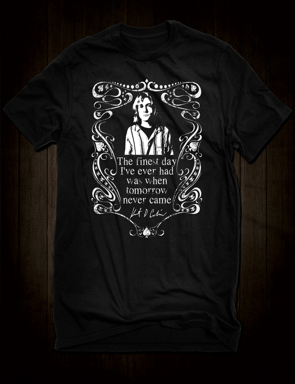 Kurt Cobain Quote T-Shirt Smells Like Teen Spirit