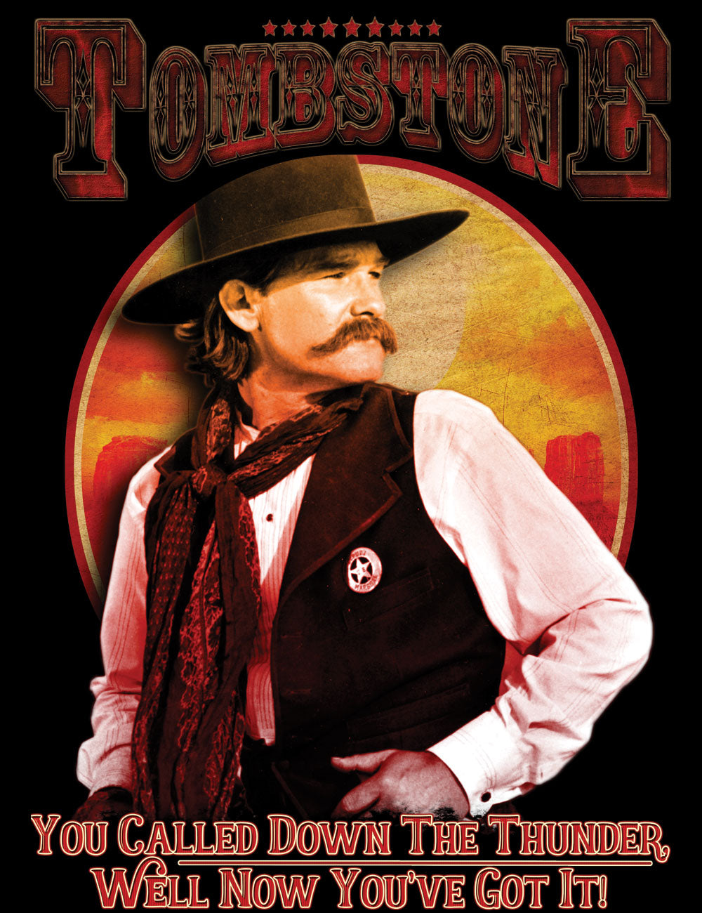 Kurt Russell Tombstone Film Quote T-Shirt