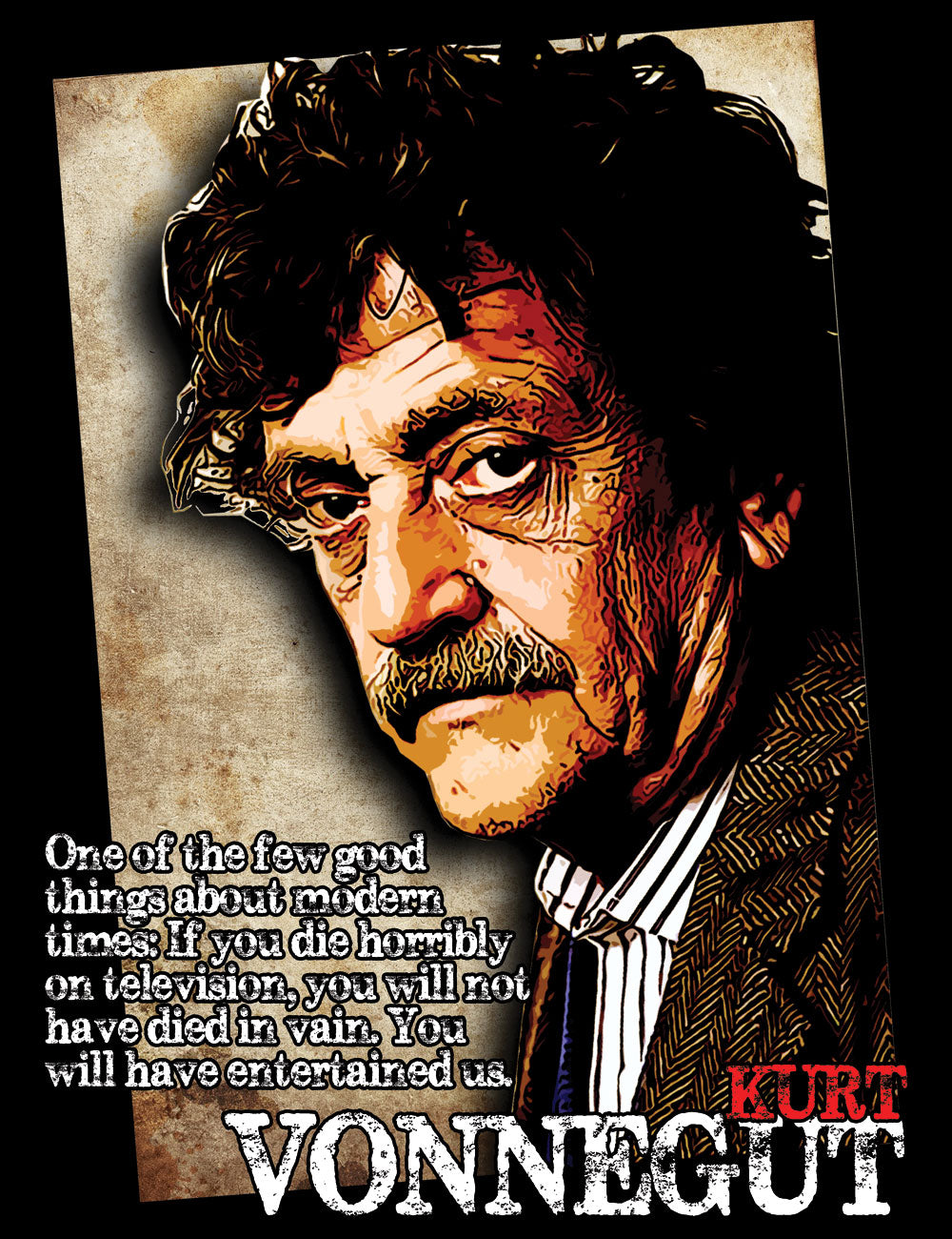 Classic Literature T-Shirt Kurt Vonnegut