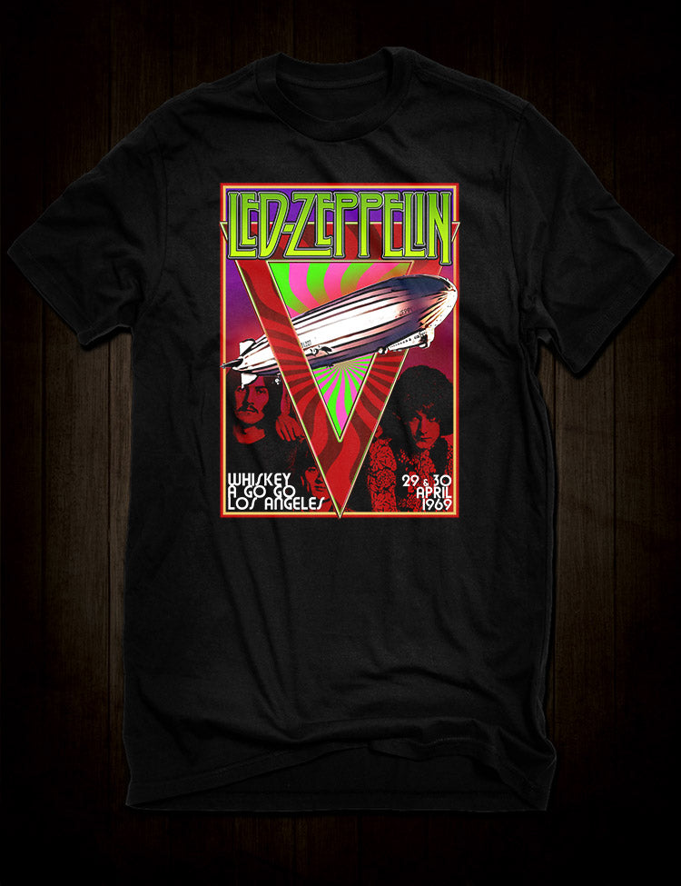 Led Zeppelin Whiskey A Go Go T-Shirt