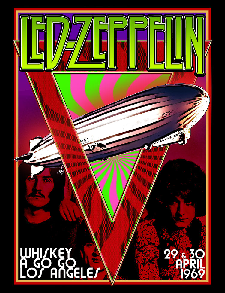 Classic Rock T-Shirt Led Zeppelin Live