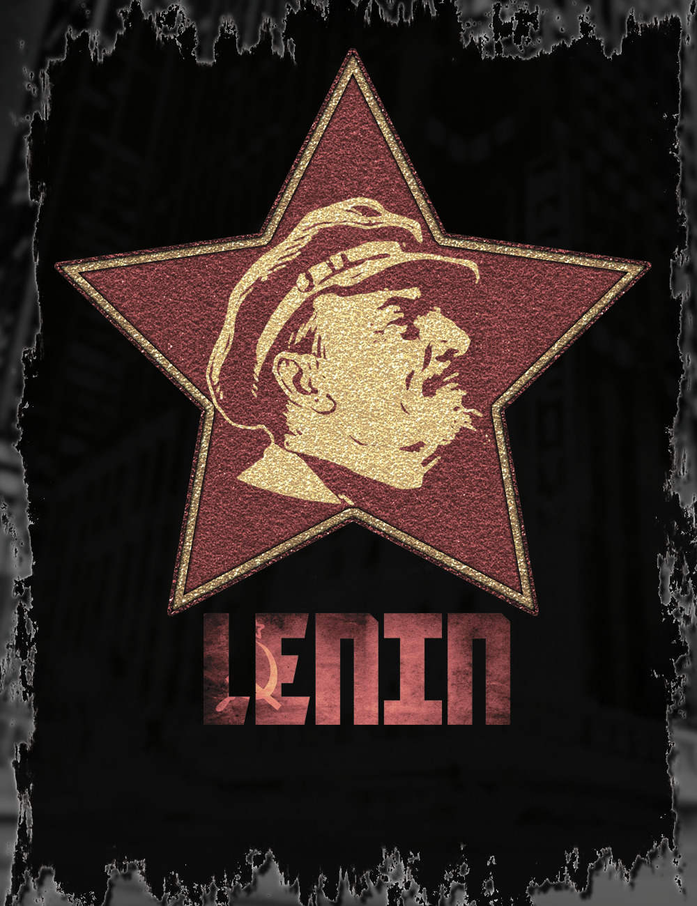 V I Lenin Red Star T-Shirt