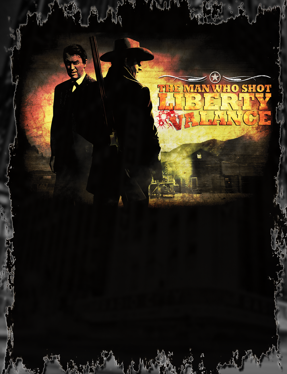 The Man Who Shot Liberty Valance Tee Design