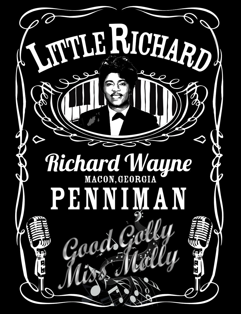 Little Richard Good Golly Miss Molly T-Shirt