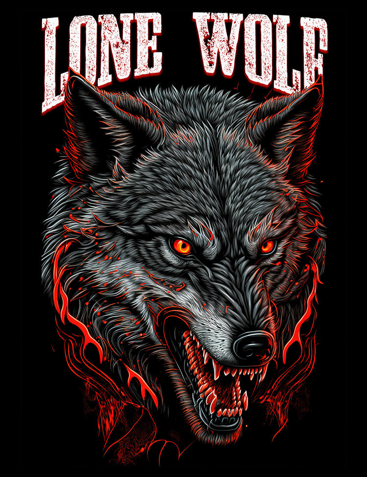 Lone Wolf Tee Design