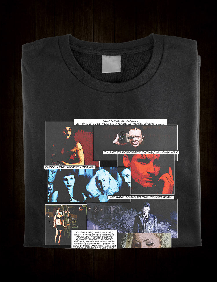 David Lynch Barry Gifford T-Shirt Lost Highway