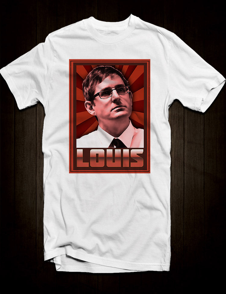 White Louis Theroux Tee