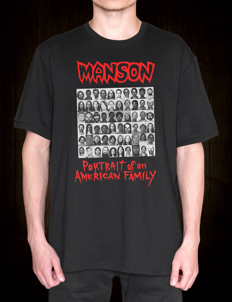 Portrait Of An American Family T-Shirt Charles Manson