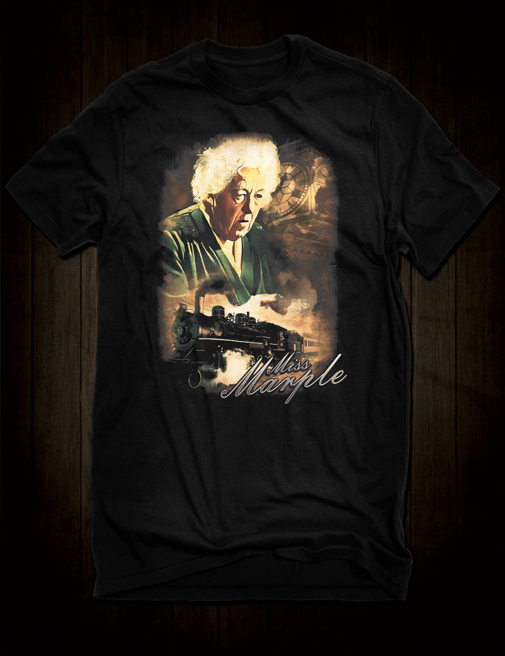 Classic Film T-Shirt Margaret Rutherford Miss Marple 