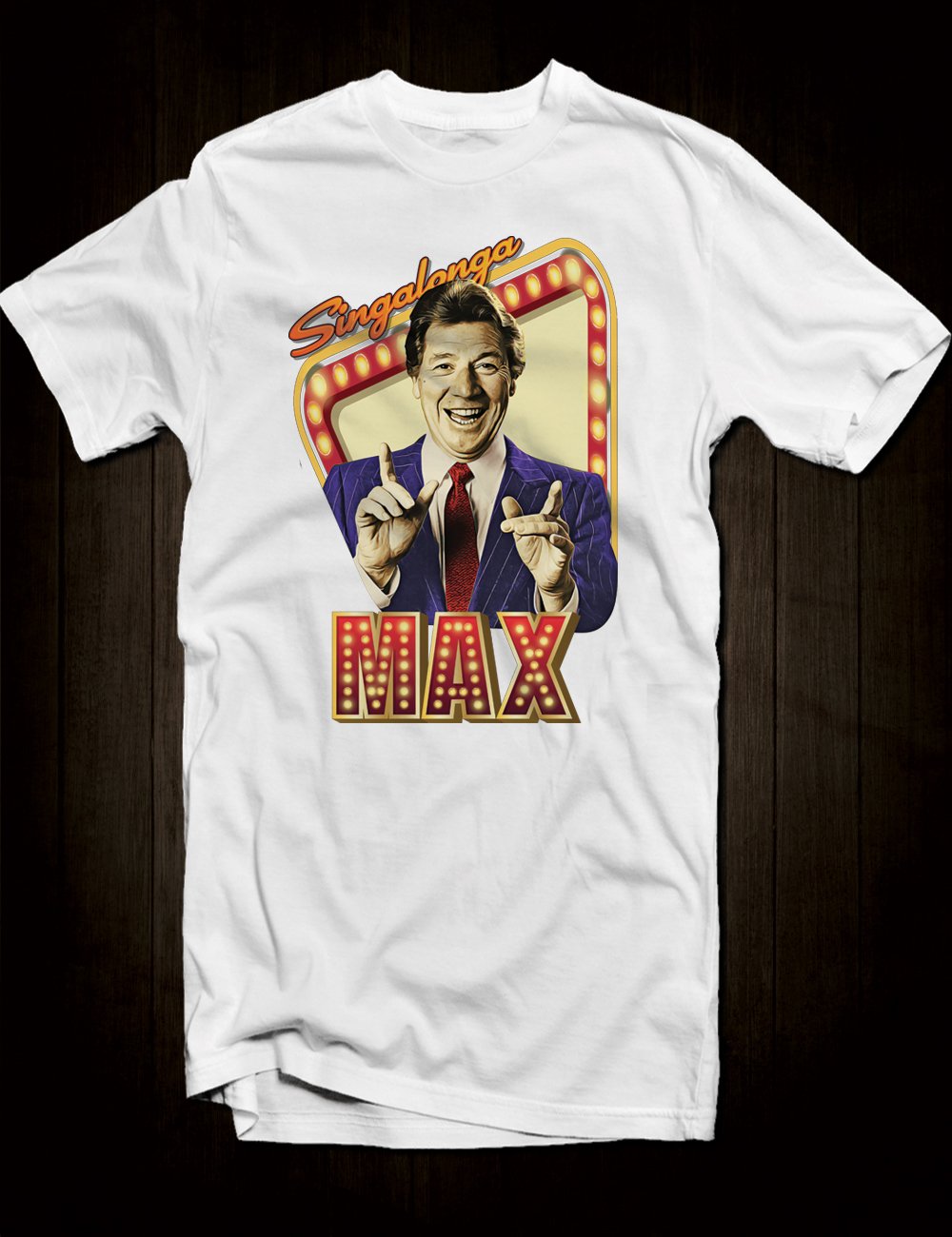 White Max Bygraves T-Shirt