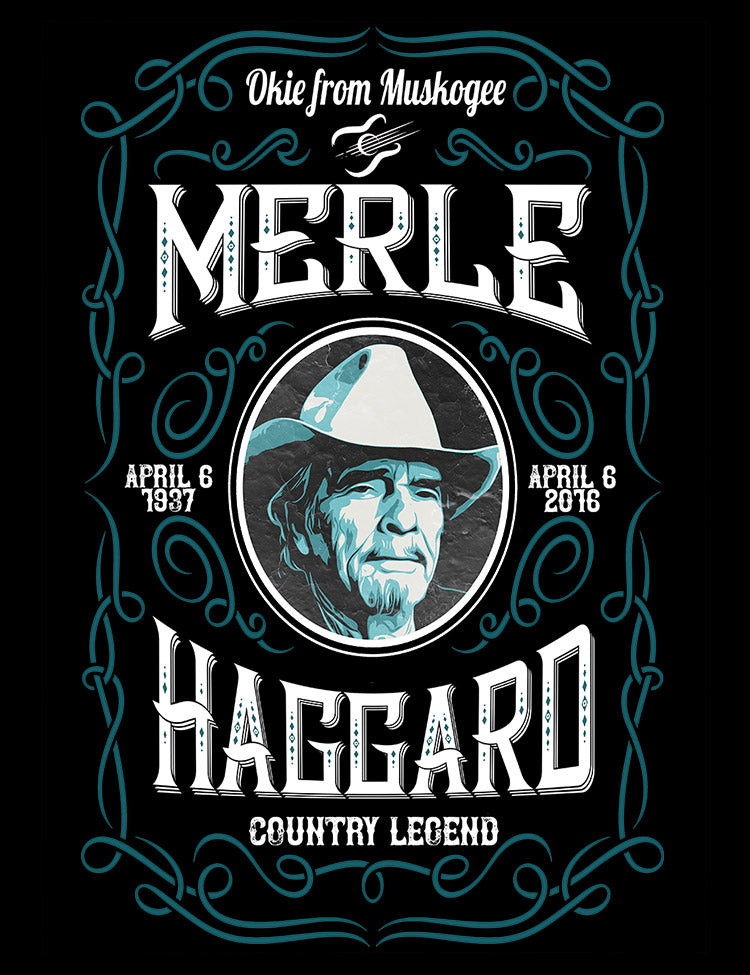 Classic Country T-Shirt Merle Haggard