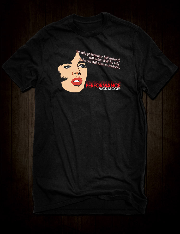 Performance Cult Movie T-Shirt Mick Jagger