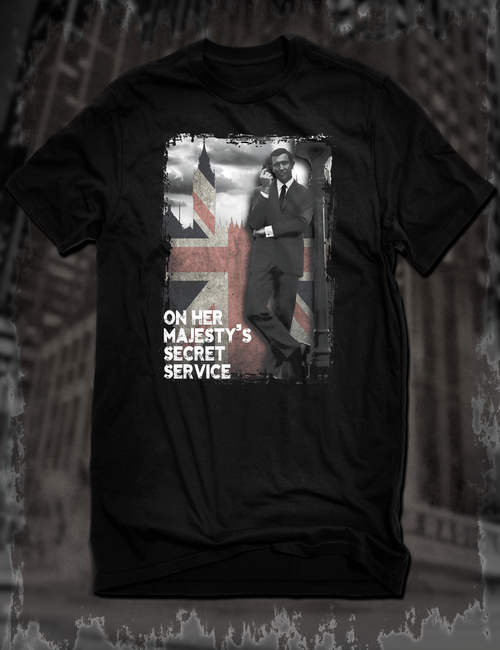 George Lazenby James Bond T-Shirt OHMSS