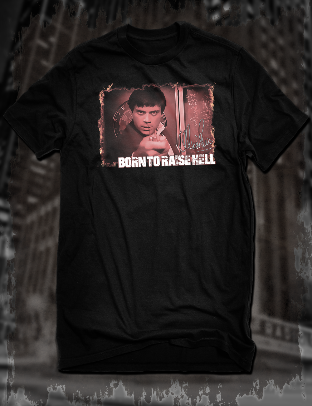 Oliver Reed Born To Raise Hell T Shirt