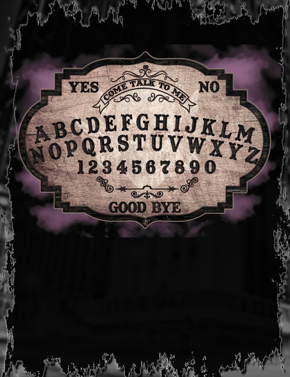 Ouija Board Tee Design