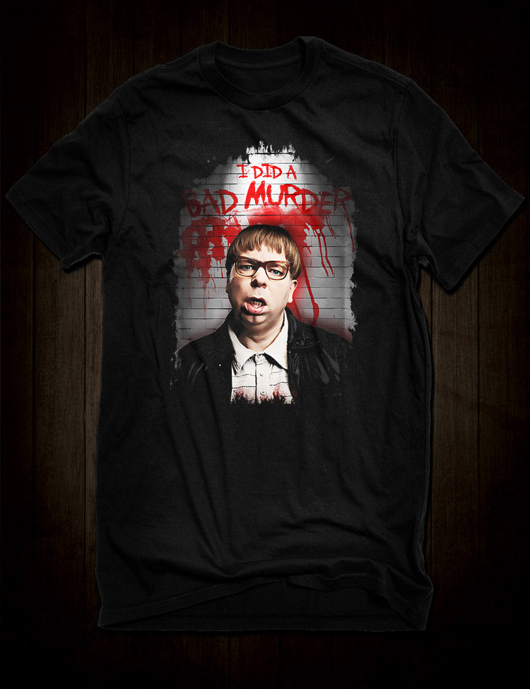 Psychoville Bad Murder T-Shirt Steve Pemberton