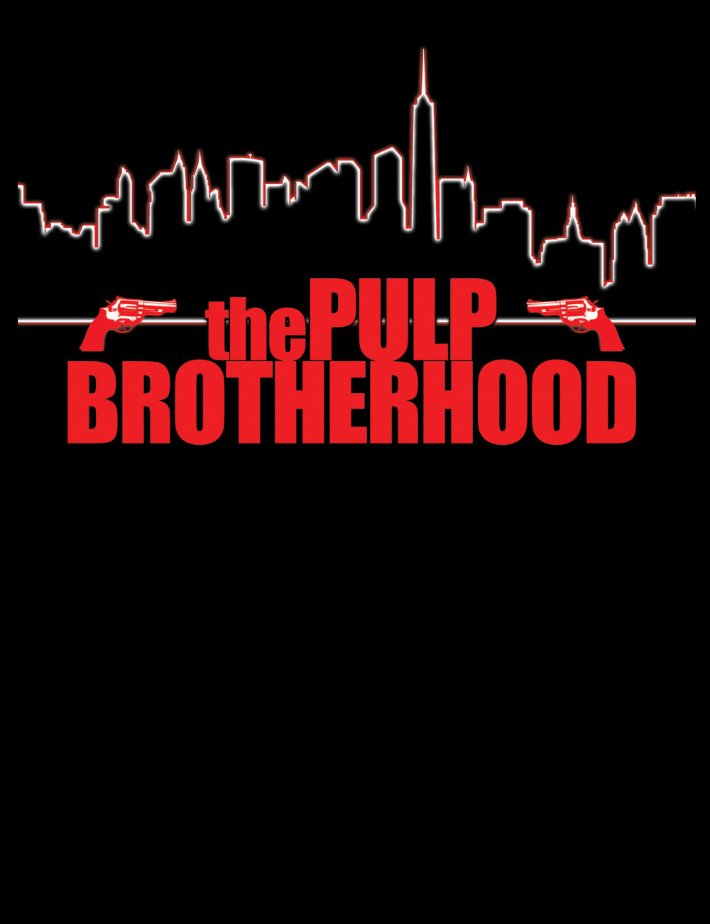 The Pulp Brotherhood Chandler Hammett Cain Spillane T-Shirt