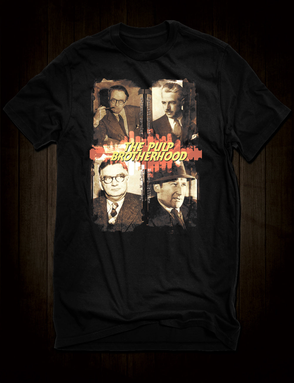 Famous Pulp Fiction Writers T-Shirt