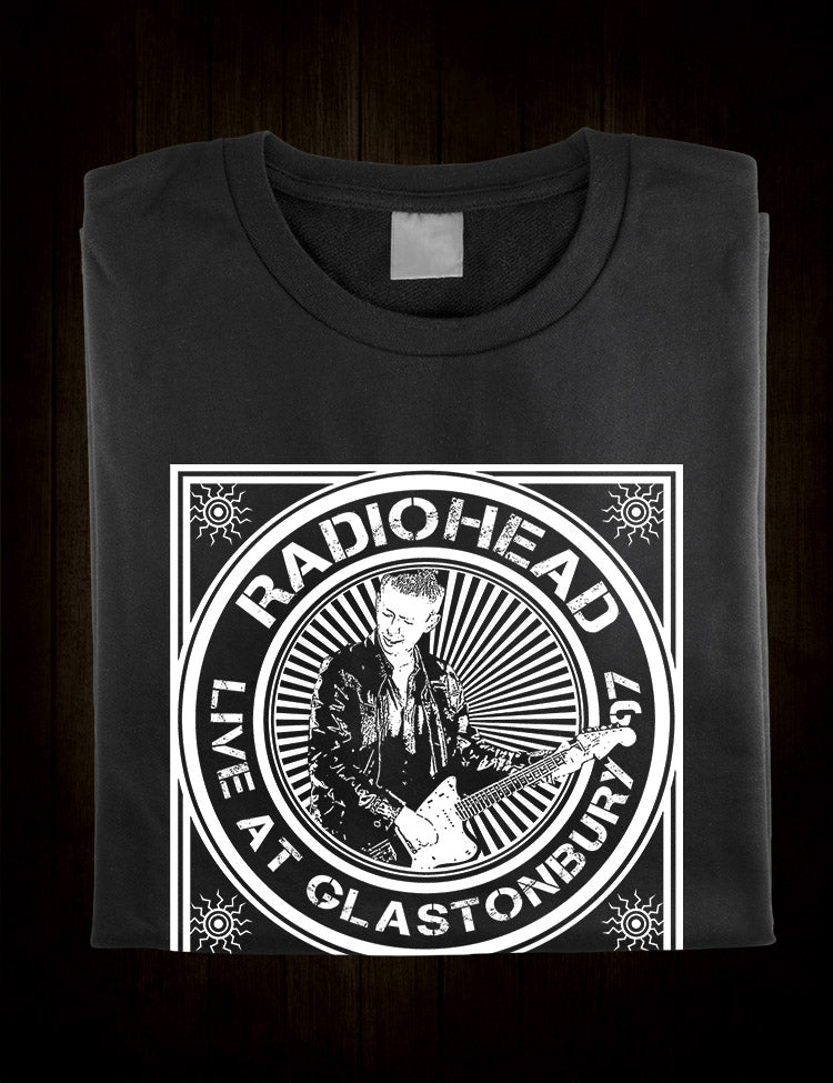 Famous Concert T-Shirt Radiohead At Glastonbury