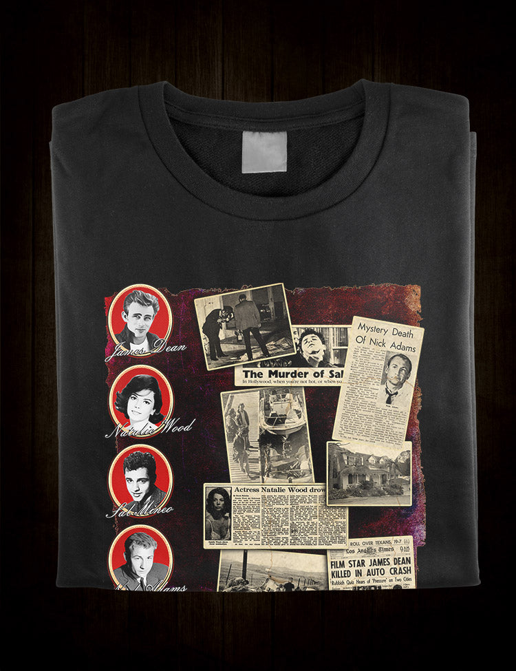 James Dean Sal Mineo Natalie Wood Nick Adams T-Shirt