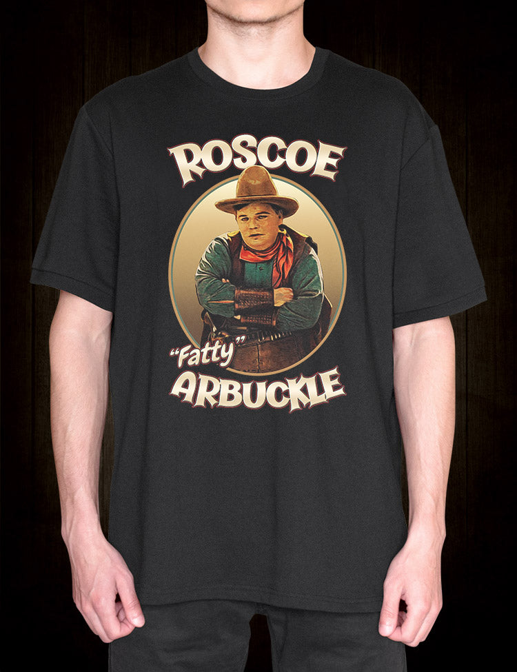 Silent Film Star T-Shirt Roscoe Fatty Arbuckle