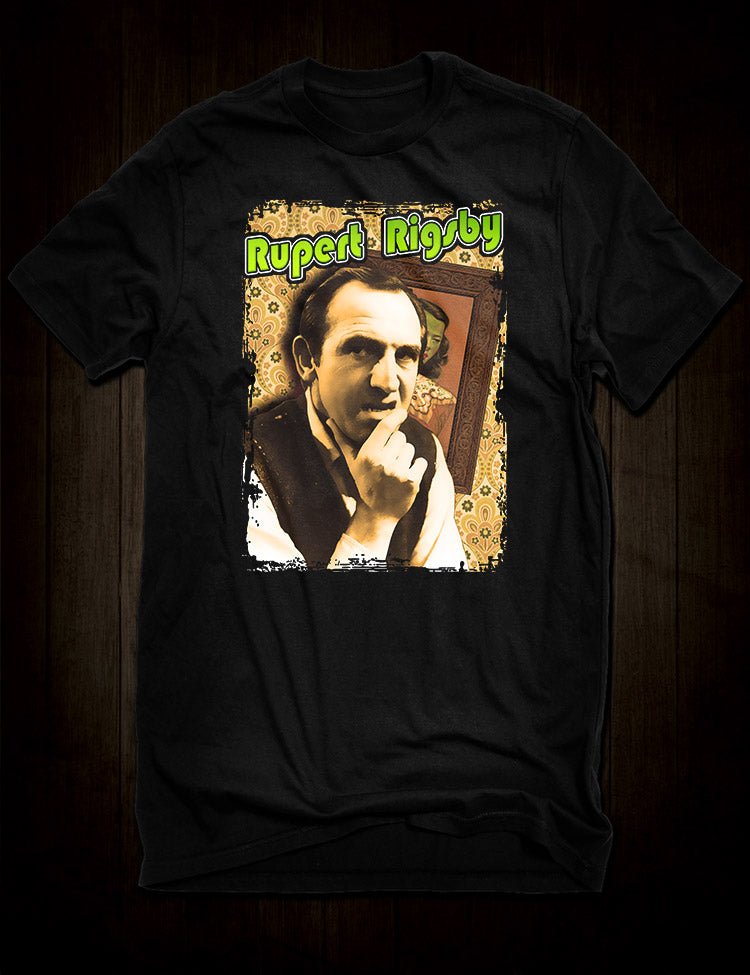 Celebrate the iconic Leonard Rossiter and his role in 'Rising Damp' with this must-have t-shirt
