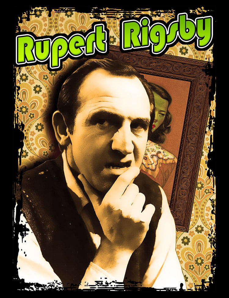 A quirky and fun t-shirt for fans of the beloved British comedy 'Rising Damp'