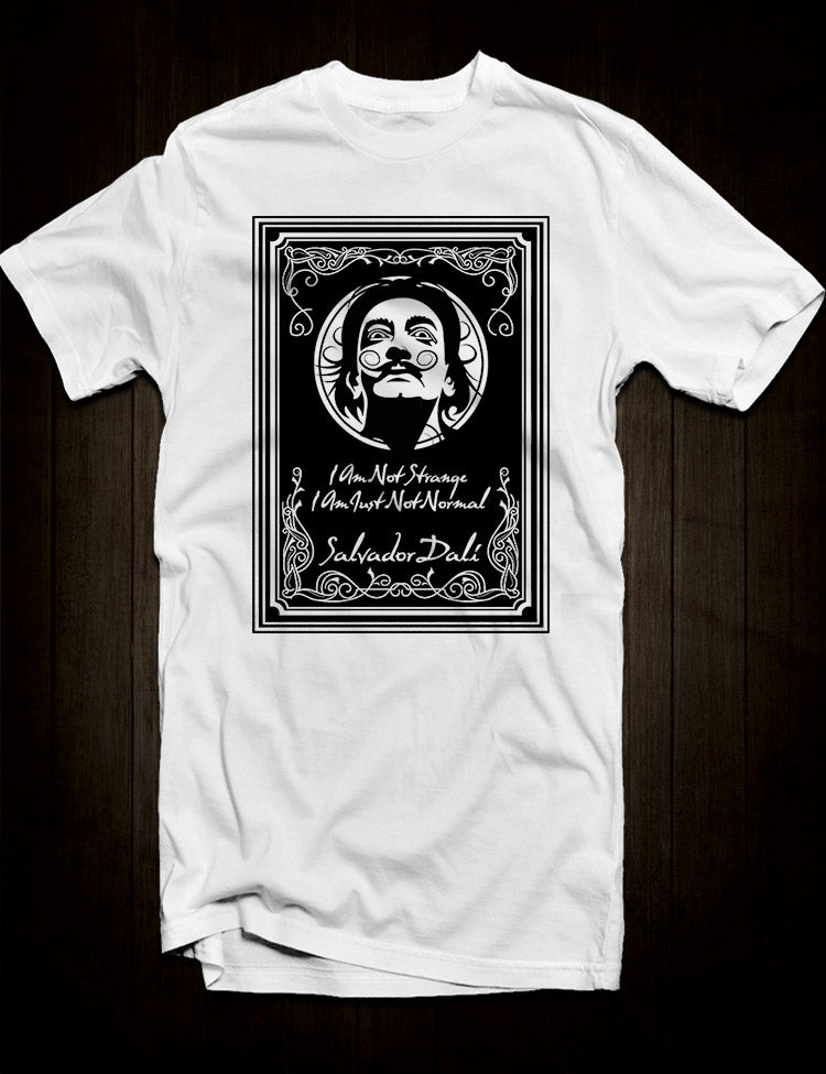 White Salvador Dali Quote T-Shirt