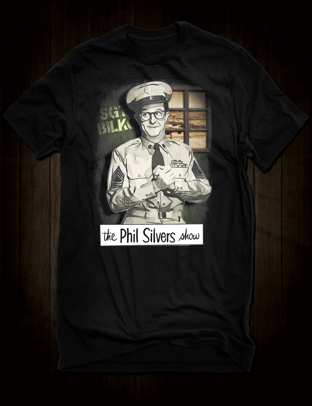 Phil Silvers - Sgt. Bilko T-Shirt Classic Sitcom