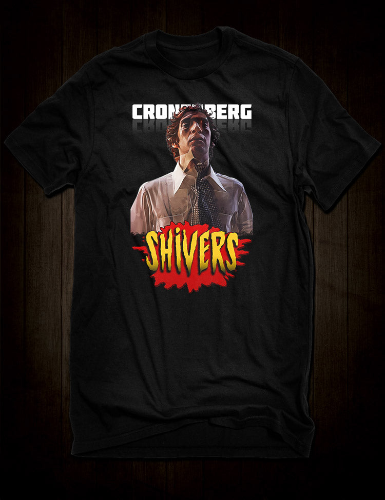 David Cronenberg's Shivers film t-shirt for horror fans